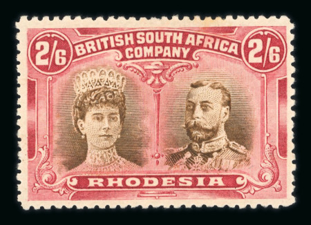 Stamp of Rhodesia 1910-1913 2/6d bistro-brown and crimson, perforated