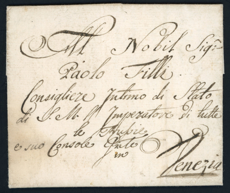 Stamp of Ionian Islands » Venetian Republic Ionian Islands 1800 enitre Corfu to Venice