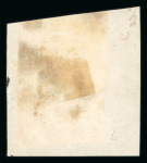 Stamp of Romania » 1858 (1st Nov.) - 1861 Moldavia - Handstruck at Jassy - Imperforate 40 parale blue on bluish paper on small fragment cancelled FRANCO GALATZ marking in black