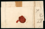 Stamp of Ireland » Postal History (Arranged alphabetically by County) Dublin - Bride Street: 1840 Small folded letter sheet