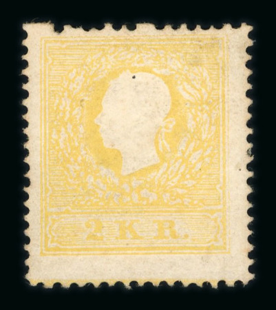 Stamp of Austria » 1858 Issue Austria Österreich 1858 2Kr Ty I Andreaskreuzansatz unten