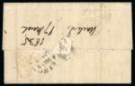 Stamp of Ireland » Postal History (Arranged alphabetically by County) Dublin - Blackrock: 1835 (17.3) Folded entire from