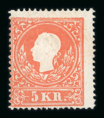 Stamp of Austria » 1858 Issue Austria Österreich 1858 5Kr
