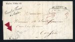 Stamp of Ionian Islands » 	British Protectorate » Stampless mail Ionian Islands 1818-43 group 7 entires