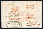 Stamp of Ionian Islands » 	British Protectorate » Stampless mail Ionian Islands 1818-43 group 7 entires