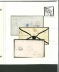 Stamp of Ireland » Postal History (Arranged alphabetically by County) Dublin - Ballybrack: 1853-58 Group of eight covers