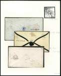 Stamp of Ireland » Postal History (Arranged alphabetically by County) Dublin - Ballybrack: 1853-58 Group of eight covers