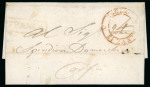 Stamp of Ionian Islands » 	British Protectorate » Inter Island Mail Ionian Islands 1820 entire Isole Di Zante to Corfu