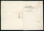 Stamp of Ionian Islands » 	British Protectorate » Inter Island Mail Ionian Islands 1825 Corfu to Santa Maura outer letter sheet