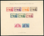 Stamp of Colonies françaises » Levant 1942-1943, belle petite collection neufs **/*/obl avec