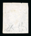 Stamp of Greece » Large Hermes Heads » 1861-62 First Athens print 20 Lepta 20 Lep deep blue, without control figures, quadrillé