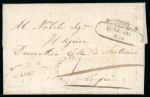 Stamp of Ionian Islands » 	British Protectorate » Inter Island Mail Ionian Islands 1834 two entires Paxo to corfu