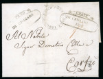 Stamp of Ionian Islands » 	British Protectorate » Inter Island Mail Ionian Islands 1832 Paxo to corfu entire