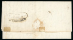 Stamp of Ionian Islands » 	British Protectorate » Inter Island Mail Ionian Islands 1835 Cephalonia to corfu entire