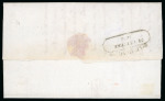 Stamp of Ionian Islands » 	British Protectorate » Inter Island Mail Ionian Islands 1835 Cephalonia to Corfu inter consul entire