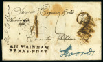 Stamp of Ireland » Postal History (Arranged alphabetically by County) Dublin - County: 1817-43 Attractive assembly of various