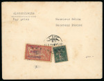 Stamp of Syria » Syria French Occupation Post Offices - 1919-22 Syrie Française : 1921, lettre au départ d'Alep adressée