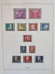 Stamp of Germany » Germany Collections and Large Lots 1949-89 comprehensive mint n.h. collection in 6 printed Lindner hingelss albums