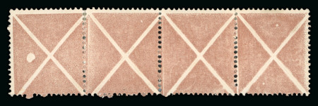 Stamp of Austria » 1858 Issue Austria Österreich 1858 Brauner Andreaskreuzstreifen