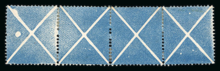 Stamp of Austria » 1858 Issue Austria Österreich 1858 Blauer Andreaskreuzstreifen