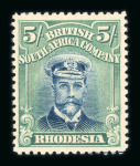 Stamp of Rhodesia 1913-24 Admirals mint range on stocksheets