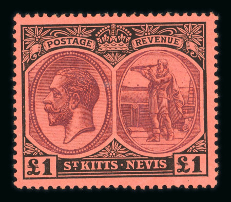 Stamp of St. Kitts-Nevis St. Kitts-Nevis 1870-1935 mint collection on stocksheets