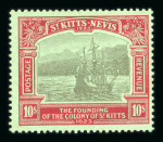 Stamp of St. Kitts-Nevis St. Kitts-Nevis 1870-1935 mint collection on stocksheets