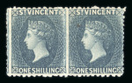 Stamp of St. Vincent St. Vincent 1861-1935 mint collection on stocksheets