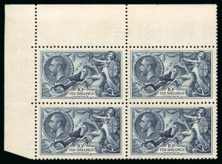 Stamp of Great Britain » King George V » 1924-36 Issues 1934 Re-engraved set to 10/- in mint NH corner marginal