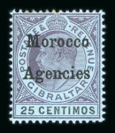 Stamp of Morocco Agencies (British Post Offices) Morocco Agencies 1898-1935 mint collection on stock pages