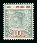 Stamp of Nigerias » Collections Nigerias 1884-1935 comprehensive mint collection on stock pages