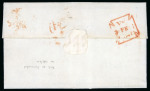 Stamp of Great Britain » 1840 1d Black and 1d Red plates 1a to 11 1840 1d. black, LA, Pl. 5, marginal inscription example