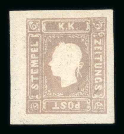Stamp of Austria » 1858-59 Newspaper Stamp Austria Österreich 1858-59 Ztgsm. bräunlichlia