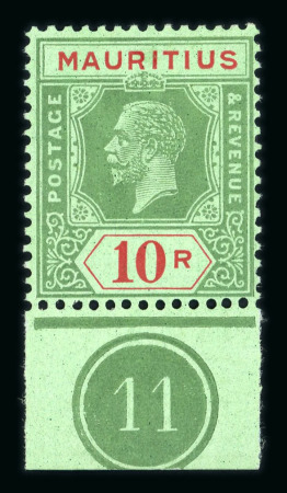 Stamp of British Empire General Collections and Lots 1889-1935, Mint collection on stock sheets with Mauritius, Niue, Northern Rhodesia