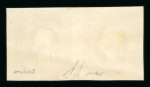 Stamp of Austria » Newspaper Stamp 1861 Austria Österreich Zeitungsm. 1860-61 postfr. Paar 1,05Kr