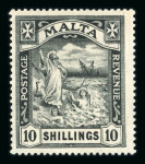 Stamp of Malta Malta 1860-1935 mint collection on stock pages