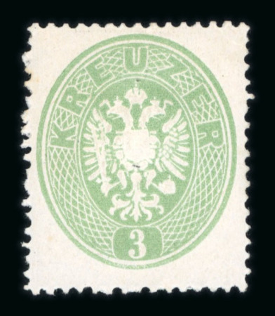 Stamp of Austria » 1863 Issue Austria Österreich 1863 3Kr. ungebr