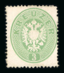 Stamp of Austria » 1863 Issue Austria Österreich 1863 3Kr und 5Kr ungebr