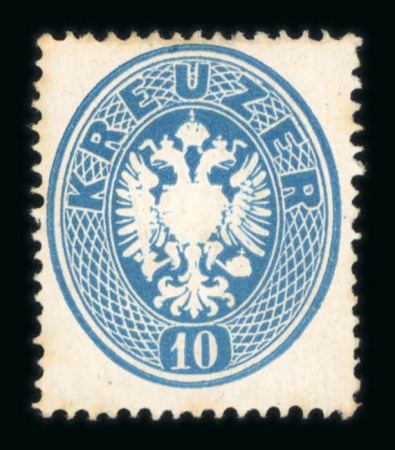 Stamp of Austria » 1863 Issue Austria Österreich 1863 10Kr postfr.