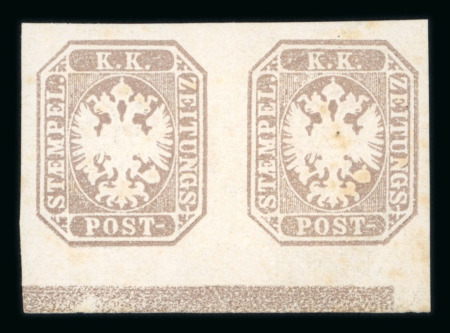 Stamp of Austria » Newspaper Stamp 1863 Austria Österreich 1863 Zeitungsm. Lot Farbnuancen,etc