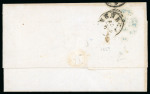 Stamp of Ionian Islands » Postal History » Mail to and from Foreign Destinations Ionian Islands 1859 Zanta to Venice, per Vapor Austriaco
