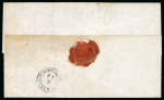 Stamp of Ionian Islands » Postal History » Mail to and from Foreign Destinations Ionian Islands 1861 Zante to Constantinople entire