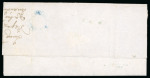 Stamp of Ionian Islands » Postal History » Mail to and from Foreign Destinations Ionian Islands 1863 Cephalonia to Constantinople, oval accountancy