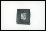 Stamp of Great Britain » 1855-1900 Surface Printed » 1879-80 Tender Essays 1879 Tender essay "Theed" head die proof A, in black