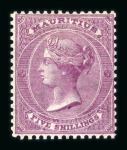 Stamp of Mauritius » Collections Mauritius 1858-1921 mint collection on stock sheets