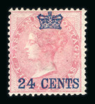 Stamp of Malaysia » Straits Settlements Straits Settlements 1867-80 mint (mostly unused) range on stock sheet