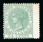 Stamp of Malaysia » Straits Settlements Straits Settlements 1867-80 mint (mostly unused) range on stock sheet