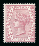 Stamp of Malaysia » Straits Settlements Straits Settlements 1867-80 mint (mostly unused) range on stock sheet
