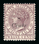Stamp of Malaysia » Straits Settlements Strait Settlements 1882-1935 mint collection on stock pages