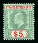 Stamp of Malaysia » Straits Settlements Strait Settlements 1882-1935 mint collection on stock pages